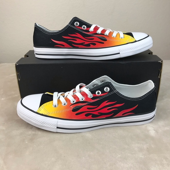 converse flame low top